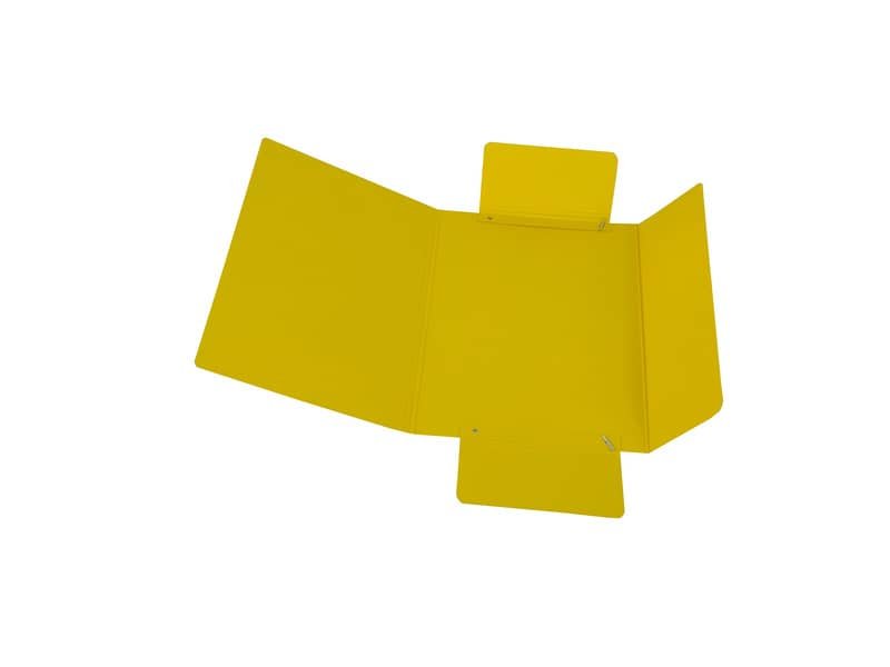 Cartella in presspan a tre lembi Cartotecnica del Garda colore giallo CG0032PBXXXAE04