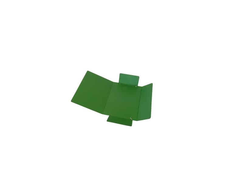 Cartella in presspan a tre lembi Cartotecnica del Garda colore verde CG0032PBXXXAE03