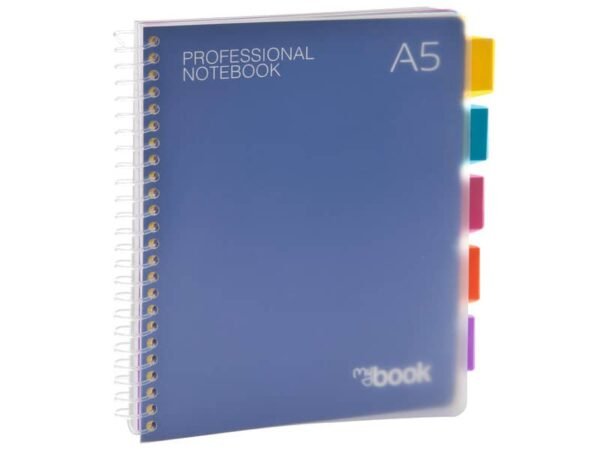 Quaderno Maxi spiralato con fori e divisori Nikoffice A5 - 150 ff - 5 mm - 30NIK041/1