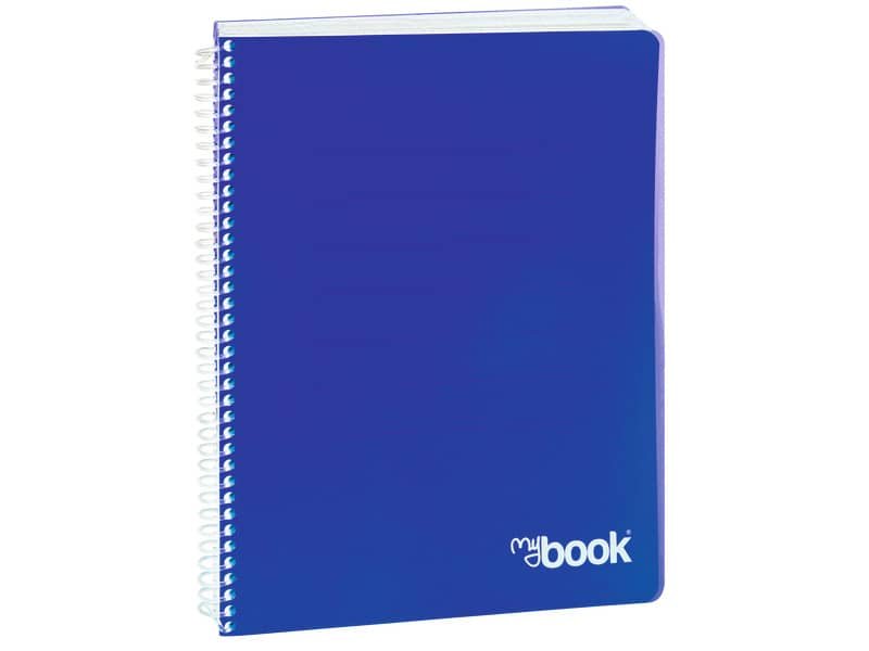 Quaderno spiralato con fori Nikoffice 70 gr – 144 ff – formato A4 – 1 rigo – 30NIK092