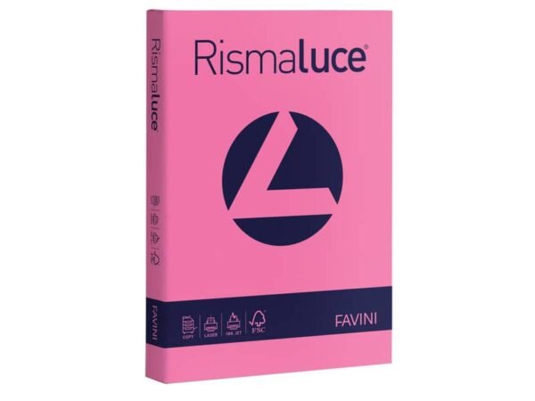 Carta colorata Favini Rismaluce colori forti 200 g/mý A4 - risma da 125 ff ciclamino - A67F104