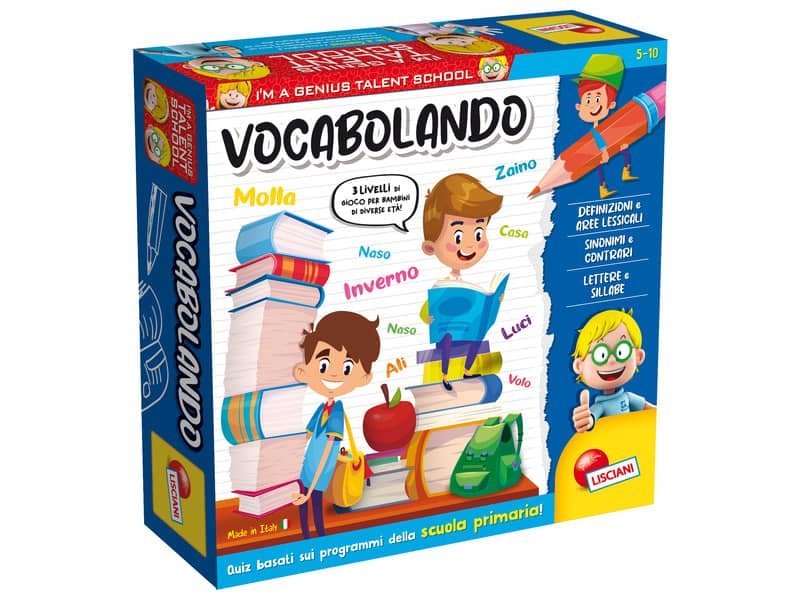 Gioco in scatola Lisciani I’m a Genius Vocabolando – 100484