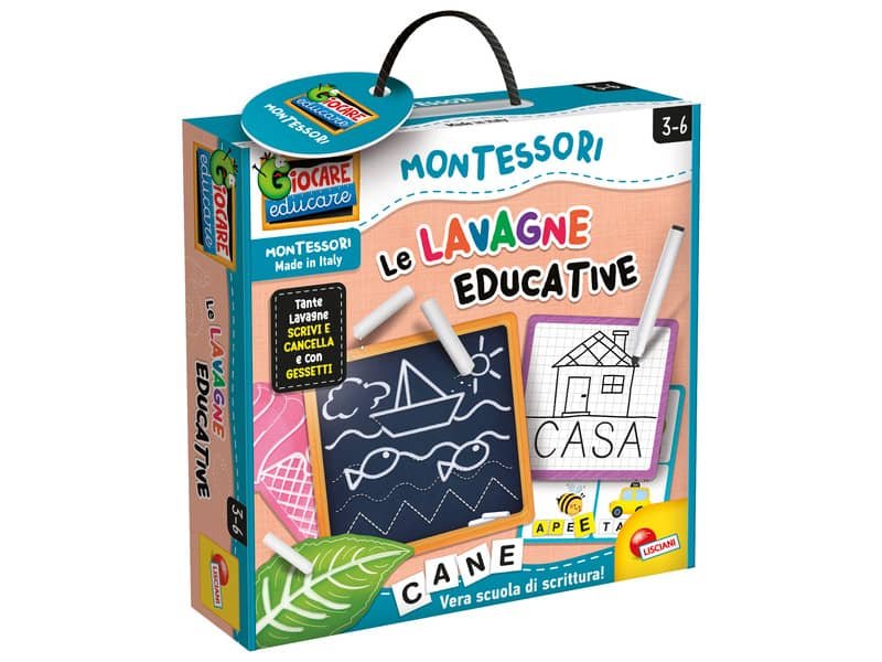 Gioco in scatola Lisciani Montessori Lavagne Educative – 89093