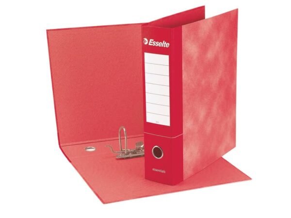 Registratore commerciale Esselte Essentials G73 23x30 cm dorso 8 cm rosso - 390773160