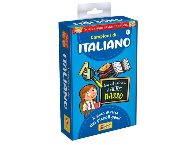 Gioco in scatola materie scolastiche I’m a Genius Italiano – 92291