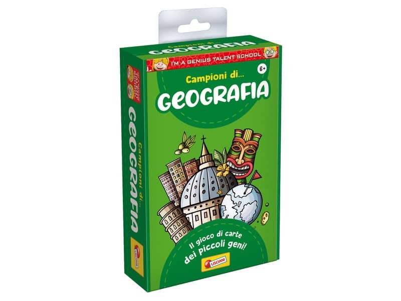 Gioco in scatola materie scolastiche I’m a Genius Geografia – 92307