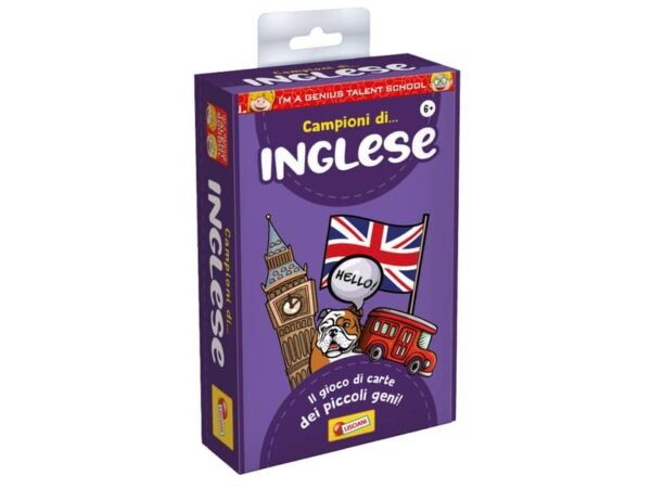 Gioco in scatola materie scolastiche I'm a Genius Inglese - 92314