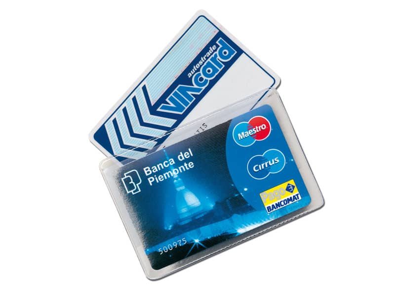Cristalcard Alplast a due scomparti colori neutri 999