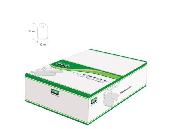 Etichette con filo Lebez formato 13x20 mm A387