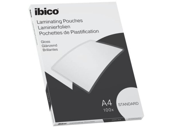 Pouches per plastificatrici IBICO BASICS standard 125mic -conf.100 pezzi Ibico A4 627310