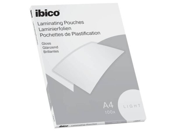 Pouches per plastificatrici IBICO BASICS light 75 mic - conf.100 pezzi Ibico A4 627308