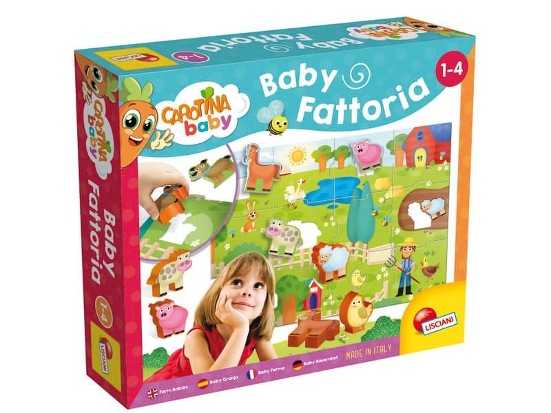 Gioco in scatola Lisciani Carotina Baby Fattoria – 58464
