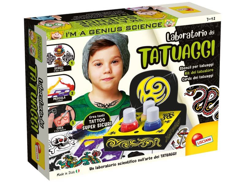 Gioco in scatola Lisciani I’m a Genius Laboratorio dei Tatuaggi – 84234