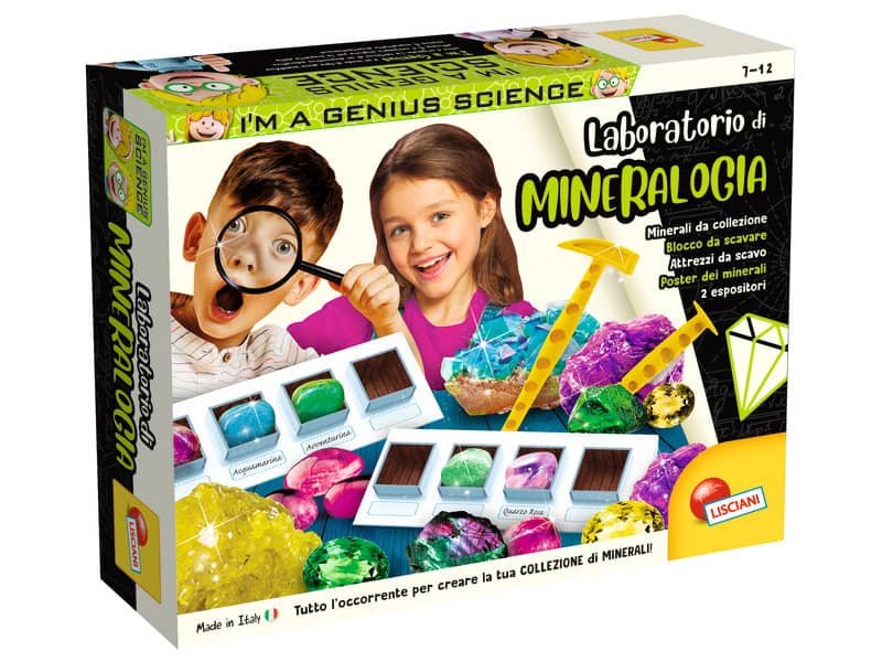 Gioco in scatola Lisciani I’m a Genius Laboratorio Mineralogia – 83923