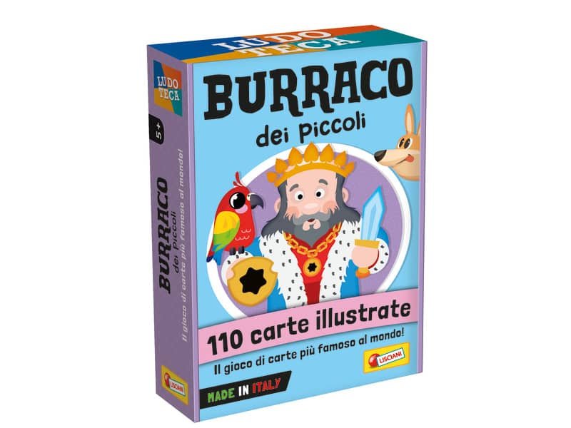 Gioco in scatola Lisciani Ludoteca Le Carte dei Bambini Burraco dei Bambini – 96688