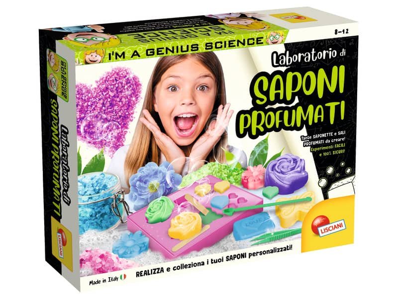 Gioco in scatola Lisciani I’m a Genius Laboratorio dei Saponi Profumati – 66896