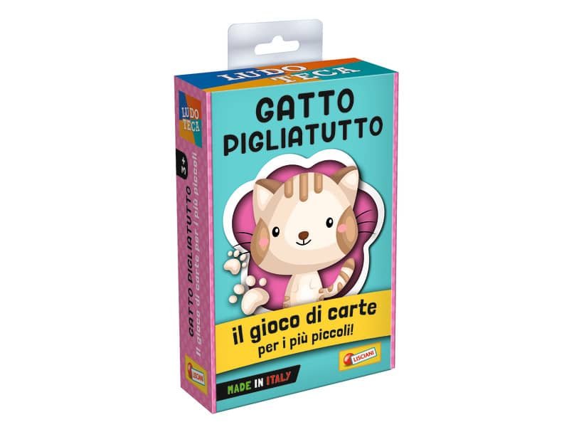 Gioco in scatola Lisciani Ludoteca Le Carte dei Bambini Gatto Pigliatutto – 85774