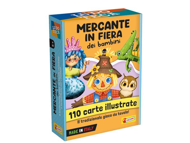 Gioco in scatola Lisciani Ludoteca Le Carte dei Bambini Mercante in Fiera – 96695