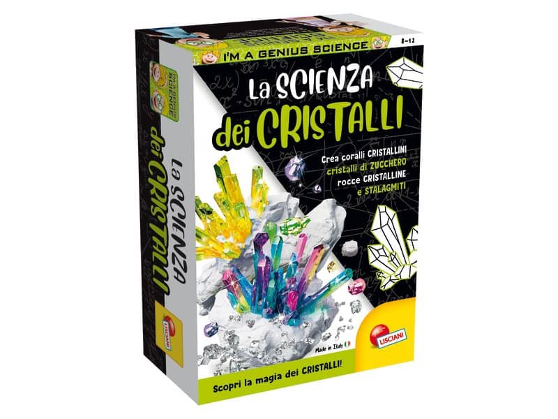 Gioco in scatola Lisciani I’m a Genius La Scienza dei Cristalli – 100217