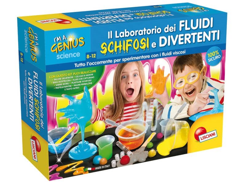 Gioco in scatola Lisciani I’m a Genius Laboratorio Fluidi Schifosi e Divertenti – 62287
