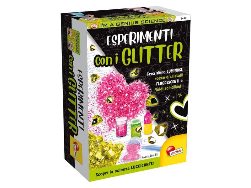 Gioco in scatola Lisciani I’m a Genius Esperimenti con i Glitter – 100194