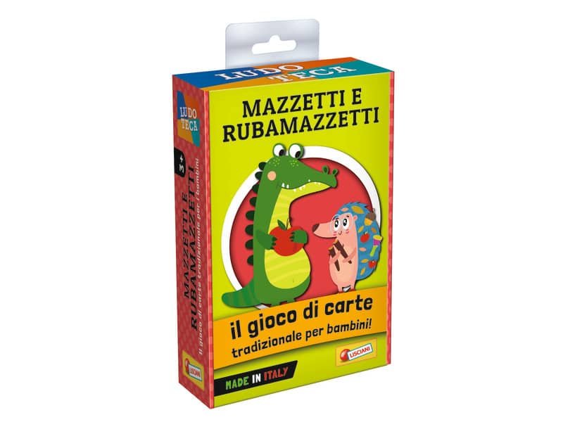 Gioco in scatola Lisciani Ludoteca Le Carte dei Bambini Mazzetti e Rubamazzetti – 85804