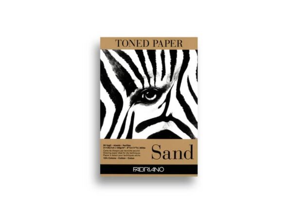 Carta Fabriano Toned Paper conf. 50 fogli 120g A4 - sabbia - 19100496