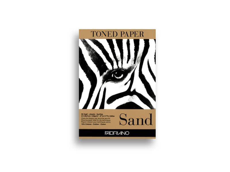 Carta Fabriano Toned Paper conf. 50 fogli 120g A4 – sabbia – 19100496