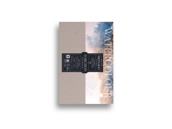 Carta per acquerello Fabriano Watercolor 300 g grana rotonda - 30,5x45,5 cm - 20 fogli - 19100277