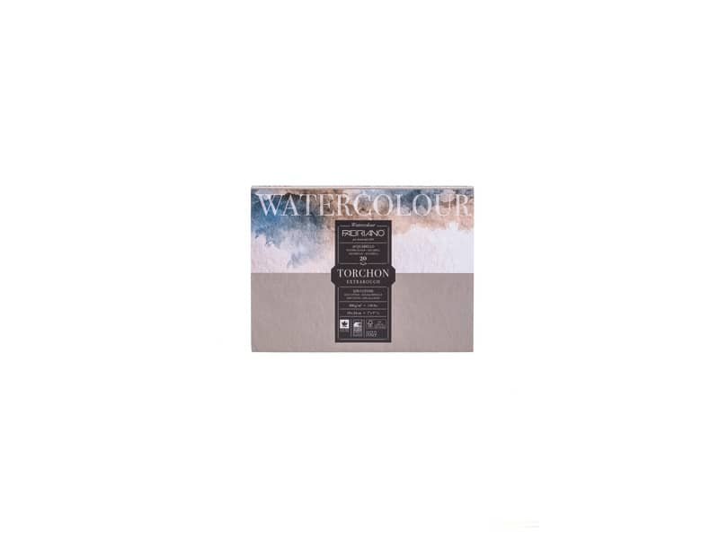 Carta per acquerello Fabriano Watercolor 300 g granda rotonda – 18×24 cm – 20 fogli – 19100275