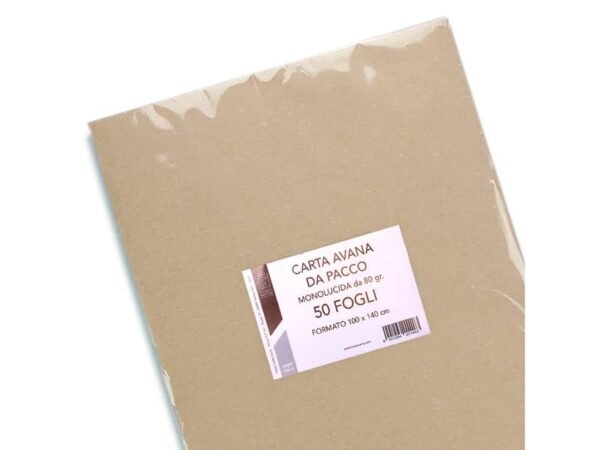 Carta da pacco Florio Carta ripiegata formato 100x140 cm - colore avana 1403_1