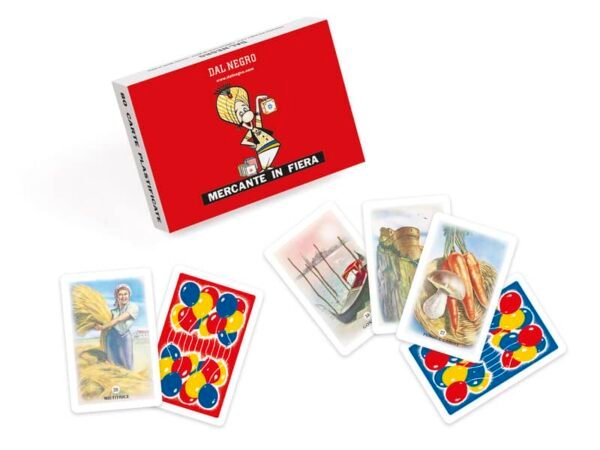 Carte da gioco Teodomiro Dal Negro Mercante in fiera 090004