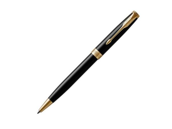 Penna a sfera Parker Sonnet punta M inchiostro nero Parker Black GT 1931497