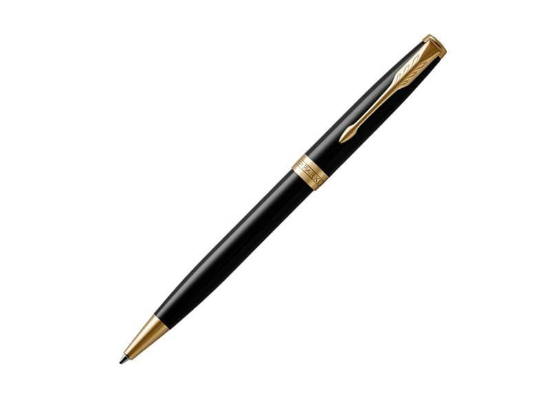 Penna a sfera Parker Sonnet punta M inchiostro nero Parker Black GT 1931497