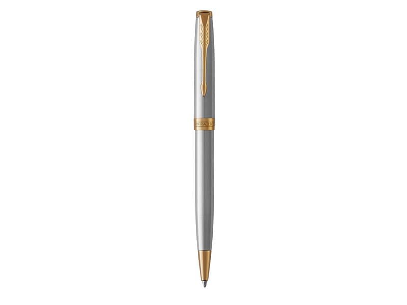 Penna a sfera Parker Sonnet punta M inchiostro nero Parker Stainless Steel GT – 1931507