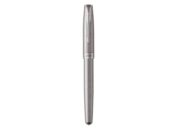 Penna stilografica Parker Sonnet Parker punta F inchiostro nero Parker Stainless Steel CT - 1931509