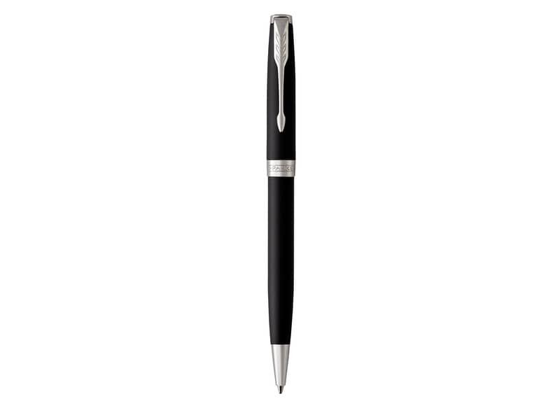 Penna a sfera Parker Sonnet punta M inchiostro nero Parker Matte Black CT 1931524