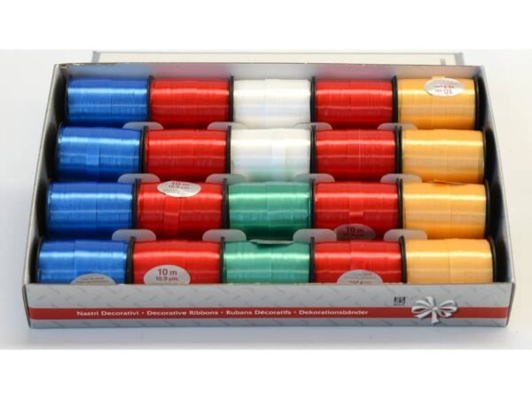 Rotolino nastro lucido Bolis 10x10 mt - colori lucidi classici mini rolls 55011073448