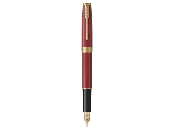 Penna stilografica Parker Sonnet Parker punta F inchiostro nero Parker Red GT 1931473