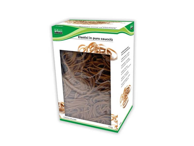 Scatola elastici tondi Lebez 1 Kg diametro 50 mm 75091