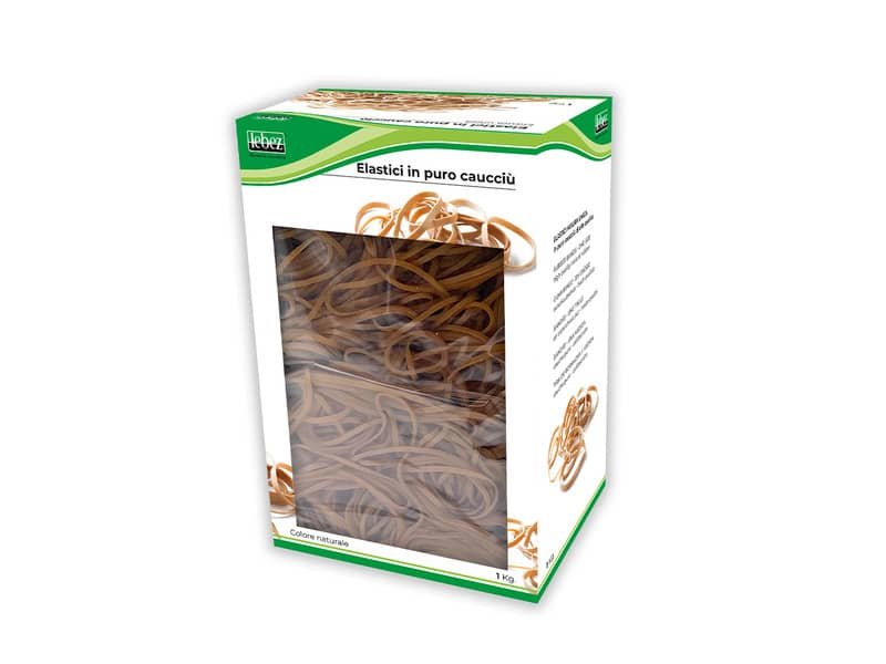 Scatola elastici tondi Lebez 1 Kg diametro 65 mm 75111