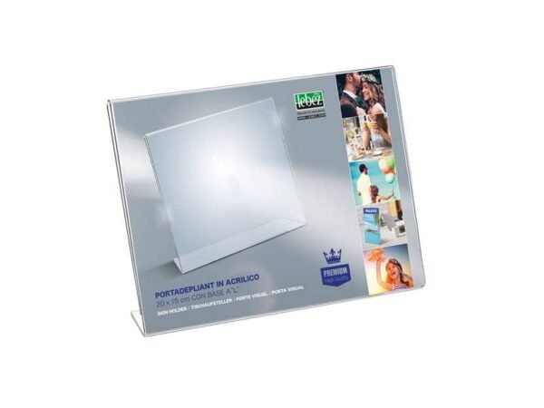 Cornice da tavolo in acrilico Lebez formato 20x15 cm - orizzontale 7038