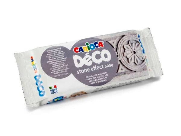 Panetto pasta da modellare Carioca Dec• 500 g stone effect 30996/41