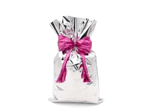 Buste regalo metallizzate Italpak - formato 40x60 cm - conf. 25 pz argento X007000406000