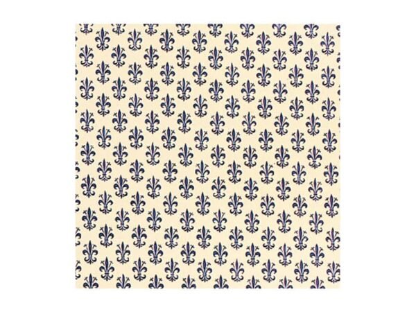 Rotolo carta lavabile per cassetti Sadoch- formato 500 cm x 5 mt fantasia giglio blu - X33X5-777CF50 -13