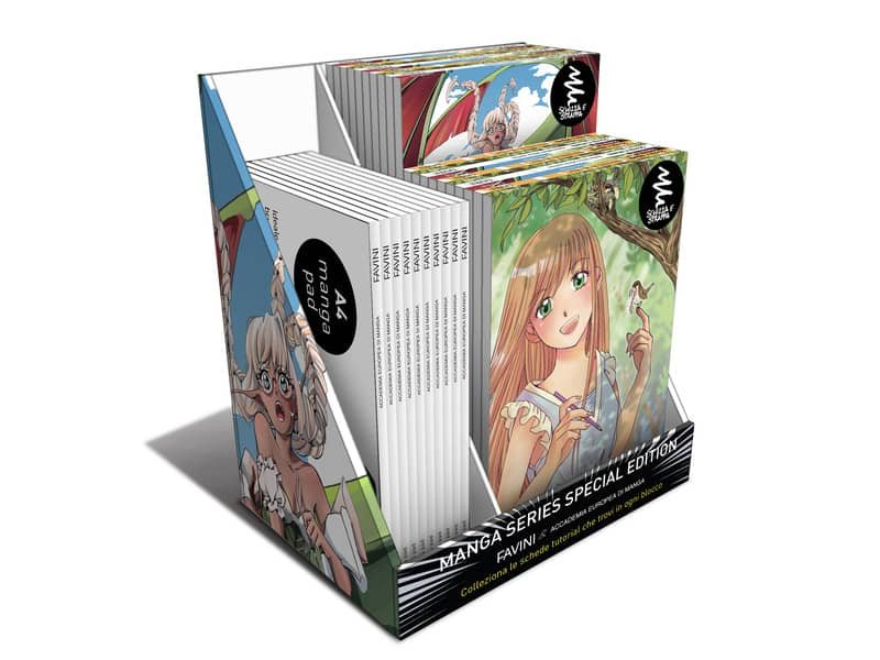 Display da banco album Manga Favini – conf. 30 pz – formati assortiti G99X017