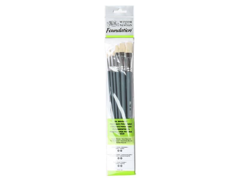 Set 6 pennelli Winsor&Newton tondi nø 3/6 – filbert nø3/6 – piatti nø10/14 5295026