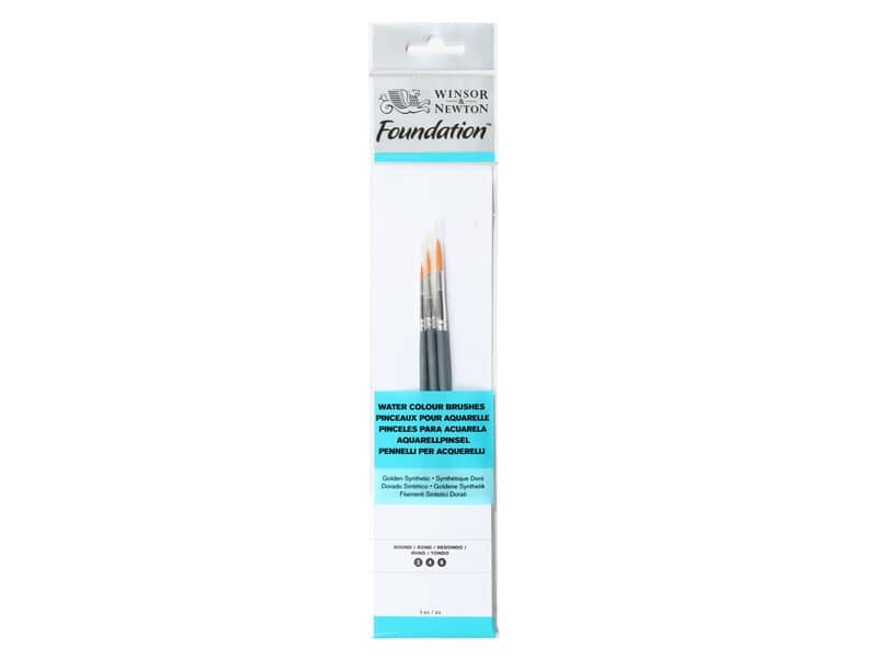 Set 3 pennelli Winsor&Newton tondi nø 2/4/6 5295010