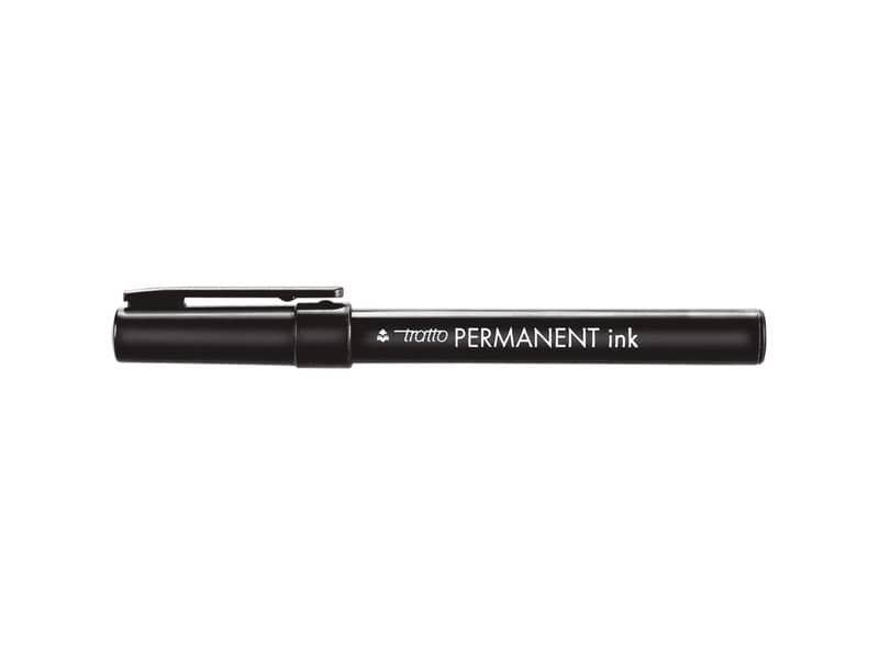 Marcatore permanente Tratto Permanent Ink in conf. da 12 nero F732503