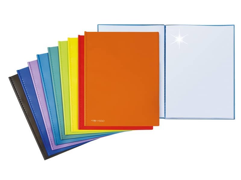 Portalistini Sei Rota Asso in PP liscio 22×30 cm in colori assortiti 80 buste 57218090